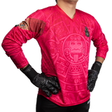 Mexico 98 Pink Retro Goalkeeper Jersey