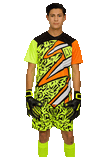Kit Calamity Short-Sleeve (Calamity James) Goalkeeper (Jersey+Short+Socks)