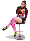 Go Pink Breast Cancer Awareness Knee-High Goalkeeper Socks