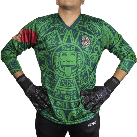 Mexico 98 Green Retro Goalkeeper Jersey